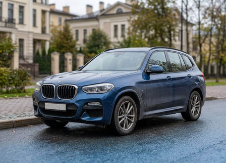 BMW X3 M Sport Phytonic Blue 2017 года выкуплен в Санкт-Петербурге